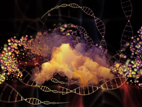 Lights of DNA — Stock Photo, Image