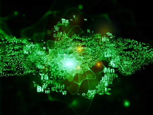 Chemie-Abstraktion — Stockfoto