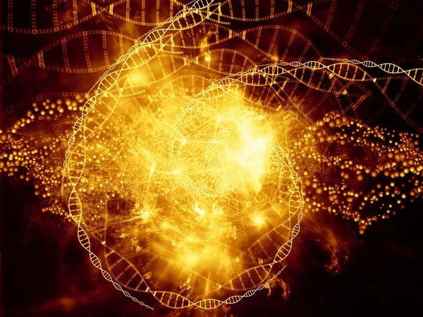Luces del ADN — Foto de Stock