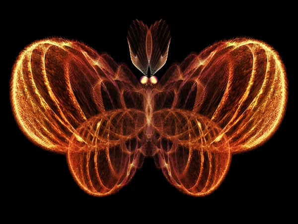 Konzeptioneller Schmetterling — Stockfoto