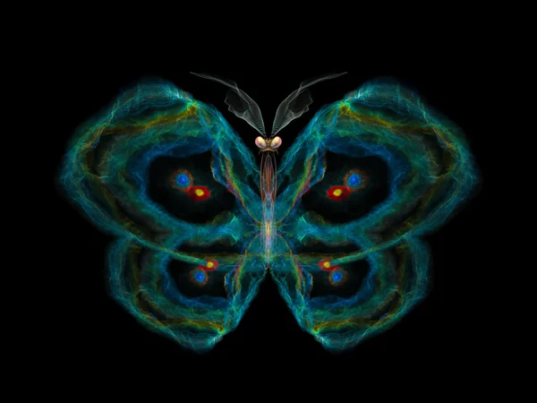 Virtual Butterfly — Stock Photo, Image