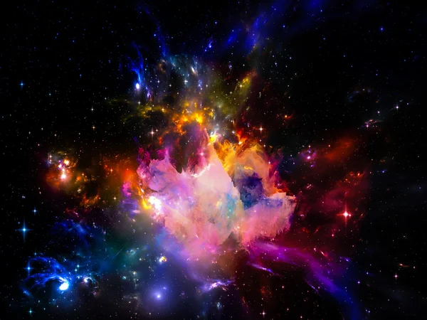 Nebulosa cósmica — Foto de Stock