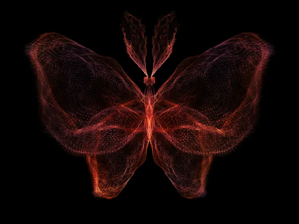 Toward Digital Butterfly — Stock Photo, Image