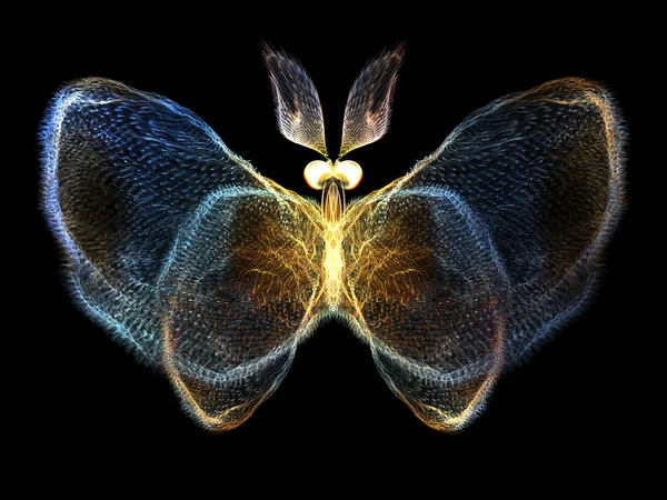 Digital fjäril — Stockfoto