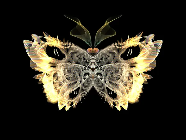 Konceptuální motýl — Stock fotografie