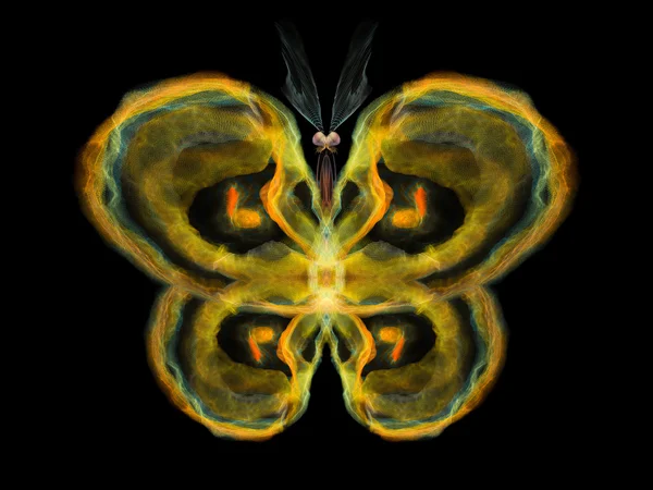 Virtuele vlinder — Stockfoto