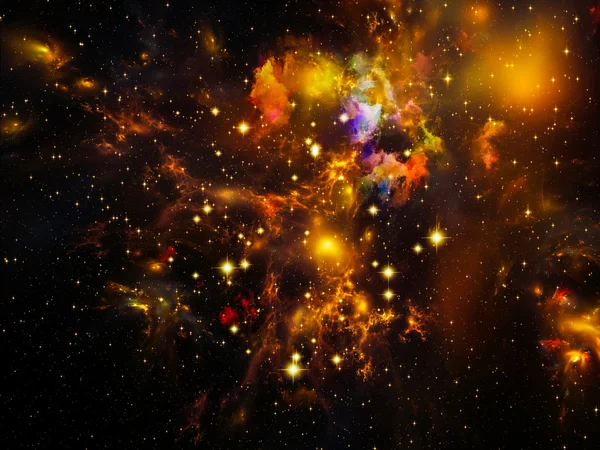 Nebulosa fractal — Foto de Stock