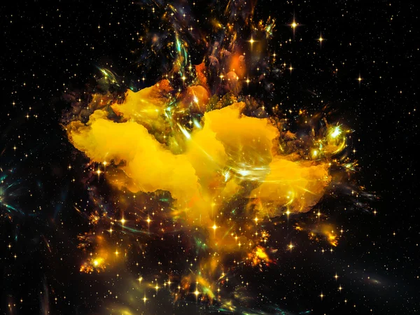 Nebuloasa Compoziție — Fotografie, imagine de stoc