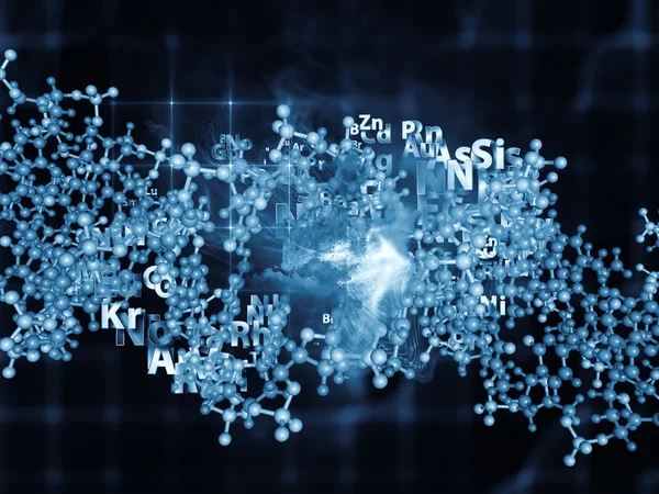 Chemisches Universum — Stockfoto
