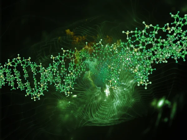 Внутрішнє життя ДНК — стокове фото