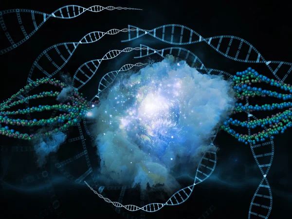 Konzeptionelle dna — Stockfoto