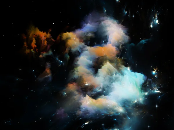 Målade nebulosa — Stockfoto
