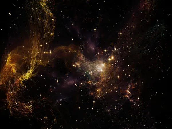 Inre liv av nebulosa — Stockfoto
