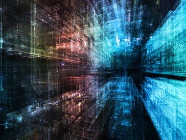 gelecek şehir ışıkları