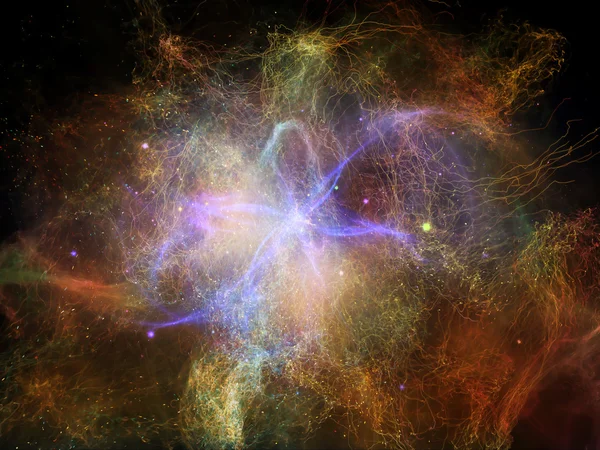 Elementi di nebulose frattali — Foto Stock