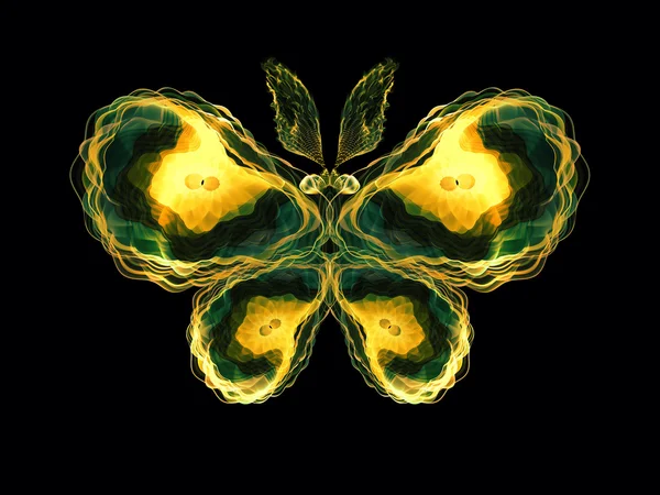 蝴蝶抽象 — 图库照片