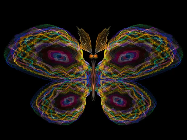 Digitaler Schmetterling — Stockfoto