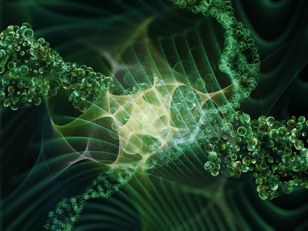 Візуалізація ДНК — стокове фото