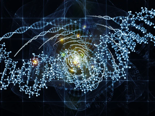 Künstliche Dna — Stockfoto