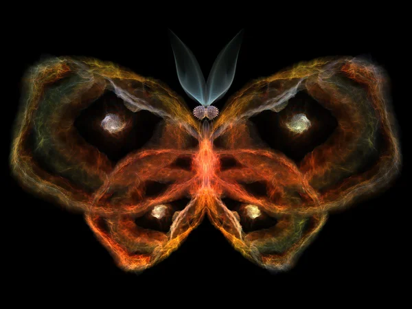 Virtual Butterfly — Stock Photo, Image