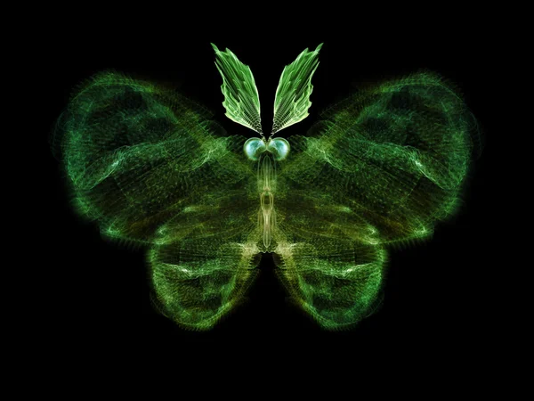 Virtual Butterfly — Stock Photo, Image