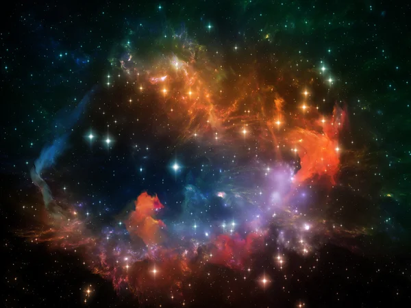 Exploderande nebulosa — Stockfoto