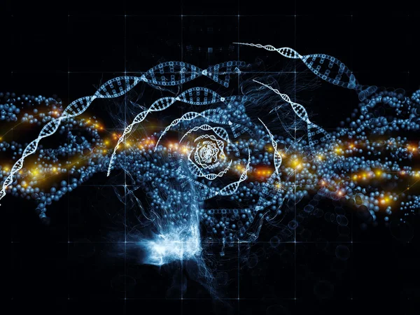 Ausbreitung der Dna — Stockfoto