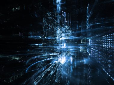 sanal şehir hayatının