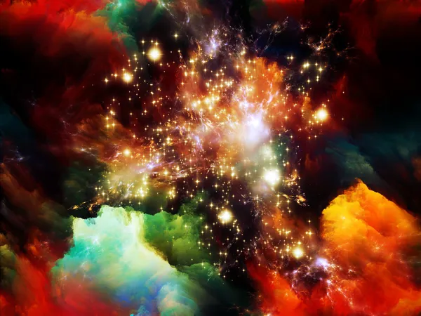 Colorful Nebula — Stock Photo, Image