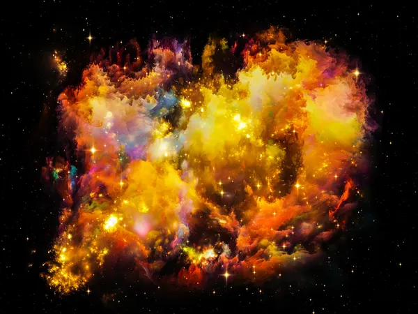 Bela nebulosa — Fotografia de Stock