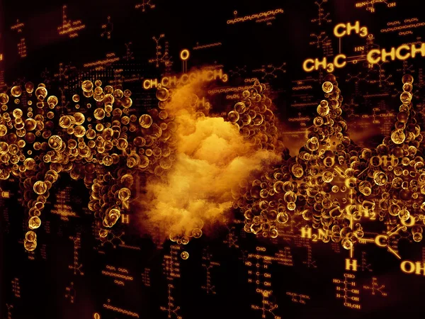 Composição química — Fotografia de Stock