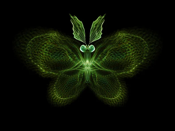 Метелик візуалізації — стокове фото