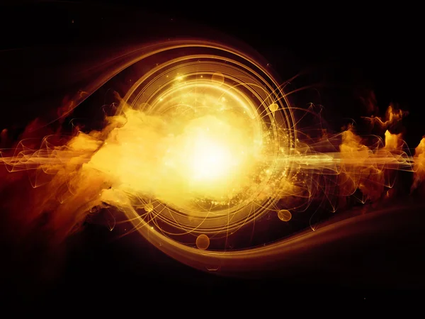 Energie van atoom — Stockfoto