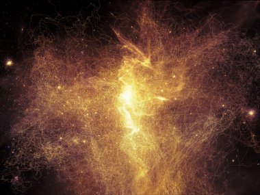 parlayan fraktal bulutsular dizini