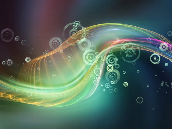 Stream of Fractal Fluid — Stock Photo, Image