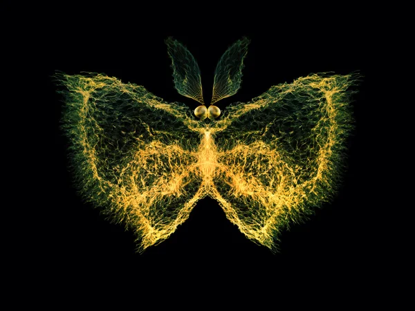 Virtual Butterfly — Stock Photo, Image