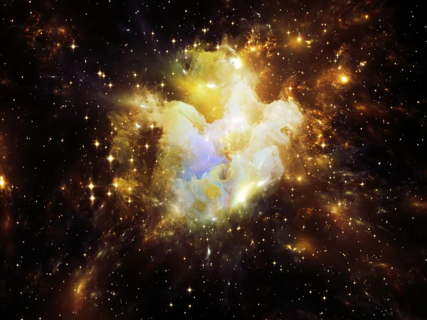 Virtual Orion nebula — Stock Photo, Image