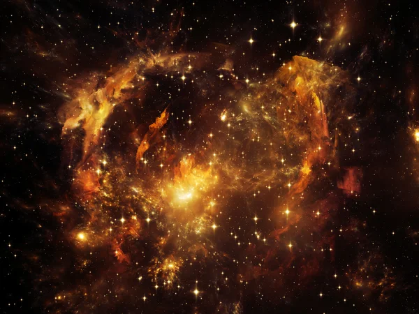 Sfondo della nebulosa — Foto Stock