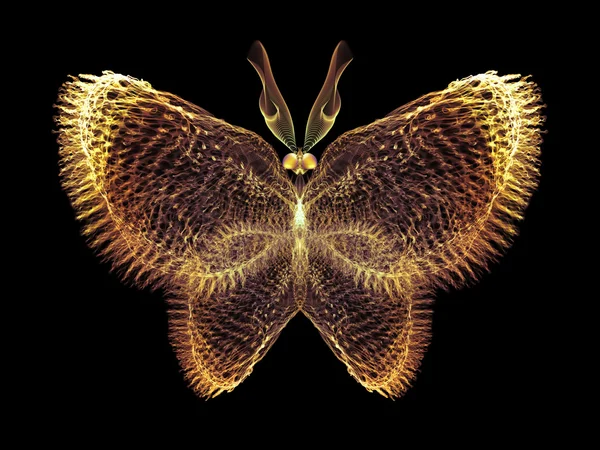 仮想の蝶 — ストック写真