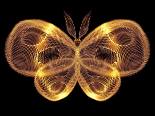 Virtual Butterfly — Stock Photo, Image