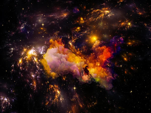 星雲の深さ — ストック写真
