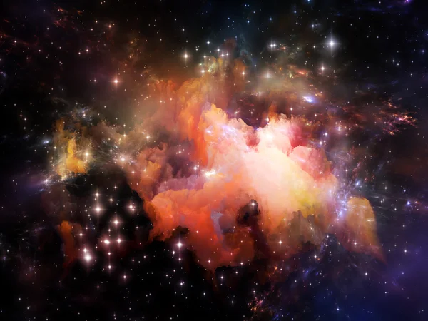Fractal Nebula — Stock Photo, Image