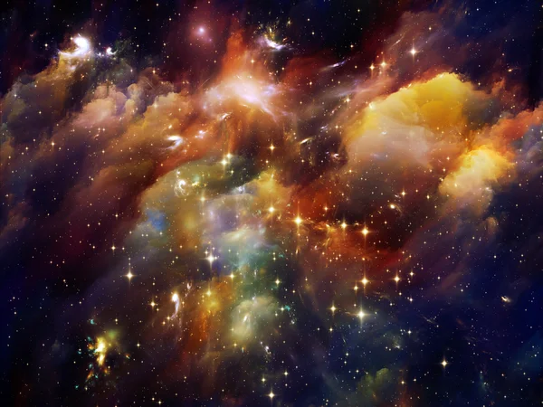 活気に満ちた星雲 — ストック写真
