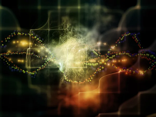 Visualización del ADN — Foto de Stock