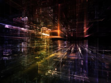 gelecek şehir ışıkları