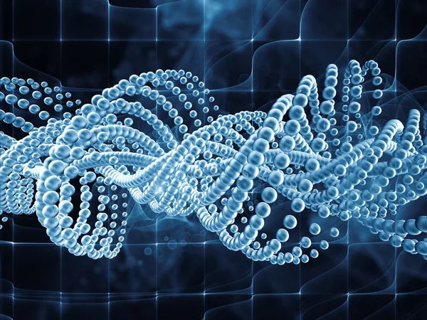 Evoluerende dna — Stockfoto