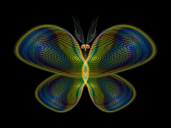 디지털 나비 — 스톡 사진