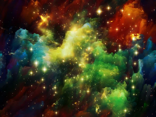 Vibrant Nebula — Stock Photo, Image