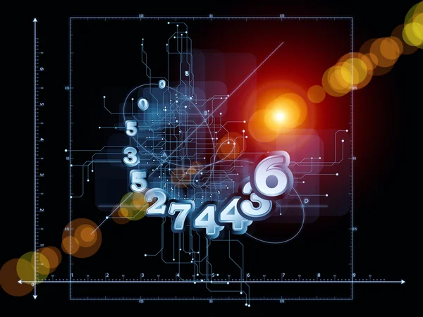 Směrem k digitální geometrie — Stock fotografie