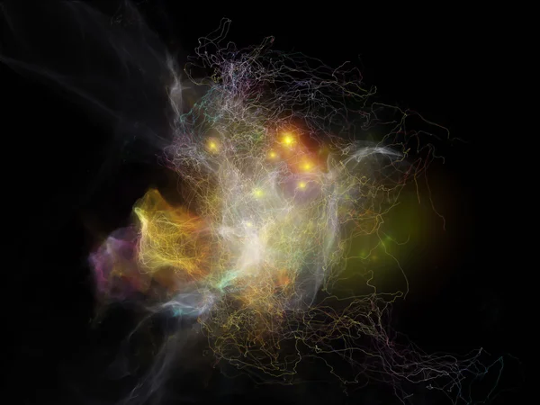 Virtualization of Fractal Nebulae — Stock Photo, Image